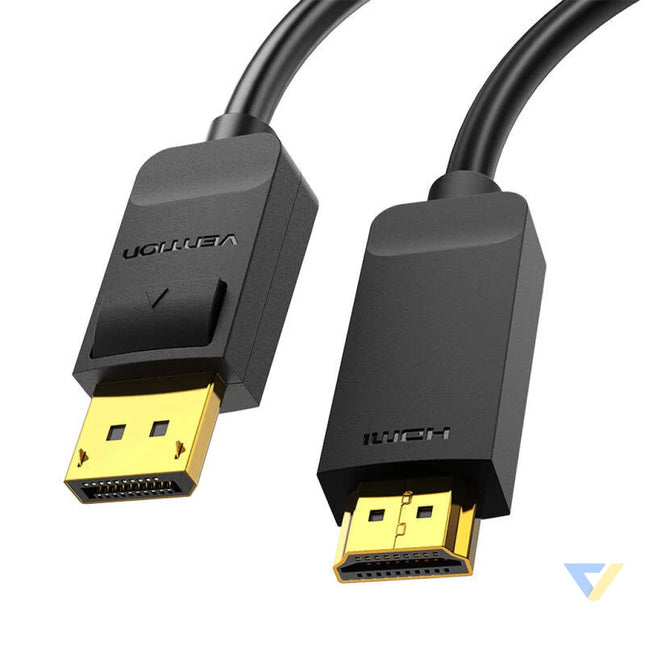 DisplayPort 1.2 to HDMI 1.4 Cable Vention HAGBI 3m 4K 30Hz (Black) Video cables