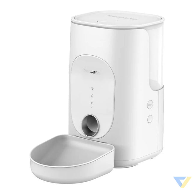 Dogness F16 WiFi 5G 4L smart food dispenser with plastic bowl (white) Bowls