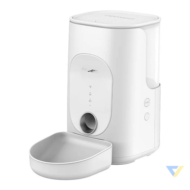 Dogness F16 WiFi 5G 4L smart food dispenser with plastic bowl (white) Bowls