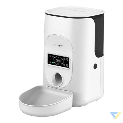 Dogness F17 4L smart food dispenser with plastic bowl (white) Bowls
