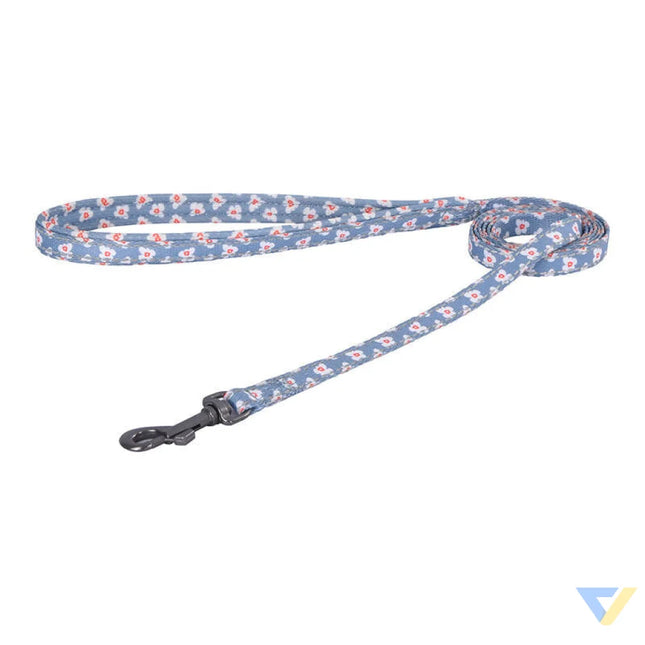 Dogness walking set leash 1,5m + harness for dog (light blue) Walking and transportation