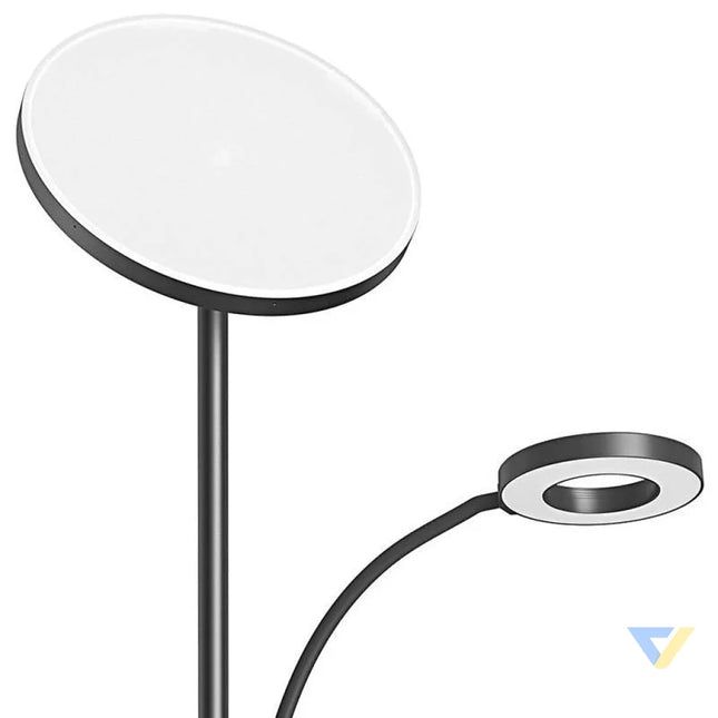 Double Floor Lamp with remote BlitzWill BWL FL 0001 36W (black) Floor lamps