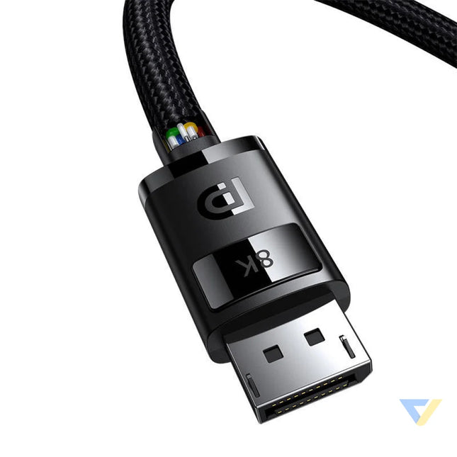 DP 8K to DP 8K cable Baseus High Definition 1.5 m (black) Video cables