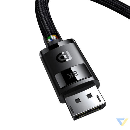 DP 8K to DP 8K cable Baseus High Definition 2m (black) Video cables