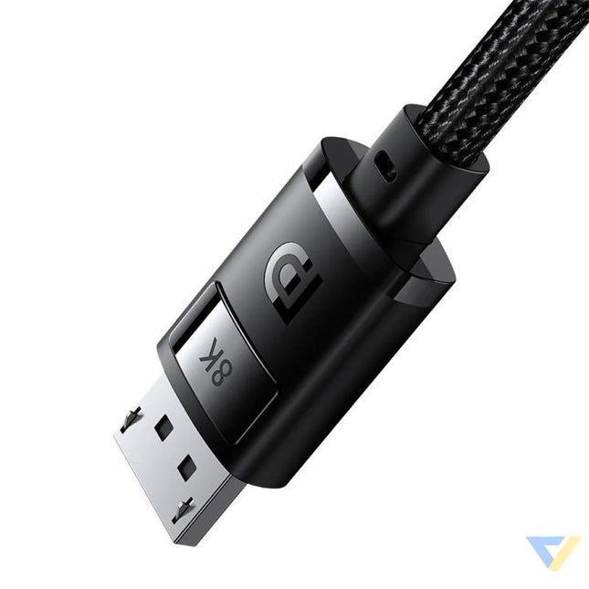 DP 8K to DP 8K cable Baseus High Definition 2m (black) Video cables