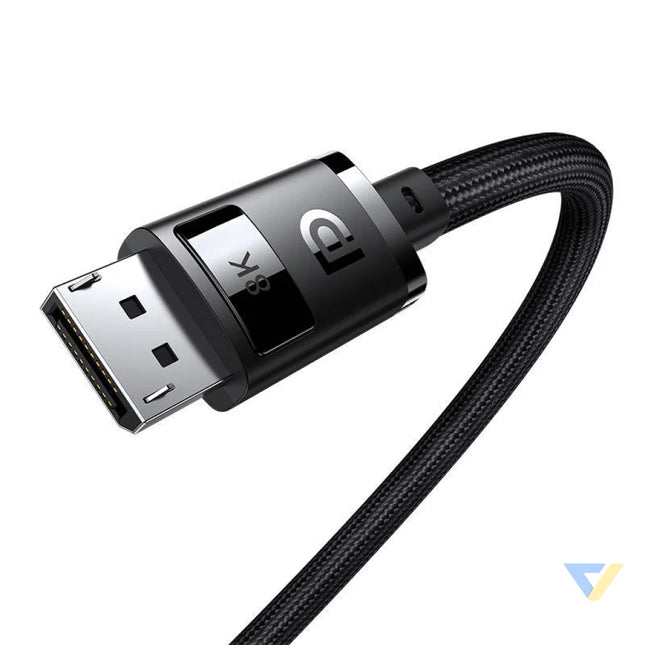 DP 8K to DP 8K cable Baseus High Definition 2m (black) Video cables
