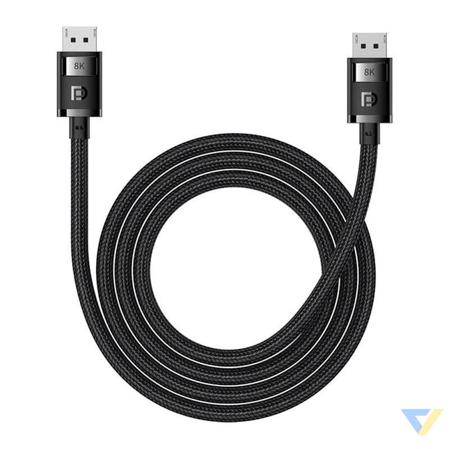 DP 8K to DP 8K cable Baseus High Definition 2m (black) Video cables