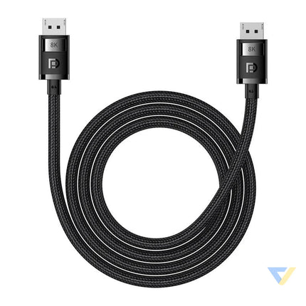 DP 8K to DP 8K cable Baseus High Definition 2m (black) Video cables