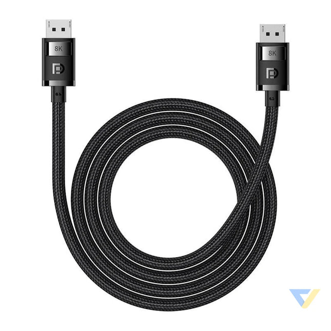 DP 8K to DP 8K cable Baseus High Definition 2m (black) Video cables