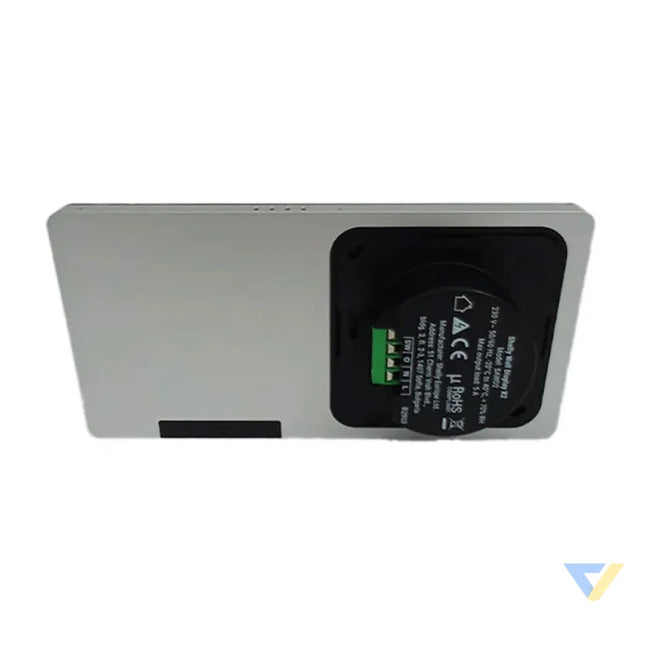 Dual Control Panel Shelly Wall Display X2 WiFi/BLU (silver) + BLU H&T Control panels