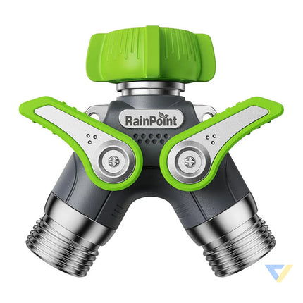 Dual Garden Hose Splitter RainPoint Irrigation systems