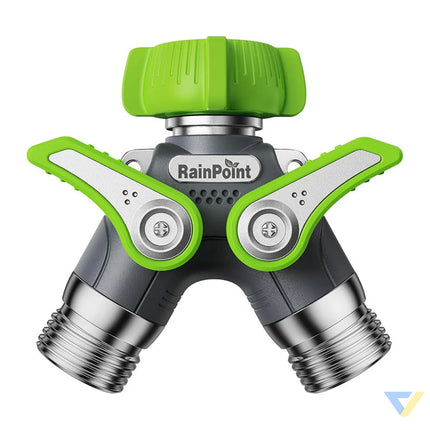 Dual Garden Hose Splitter RainPoint Irrigation systems