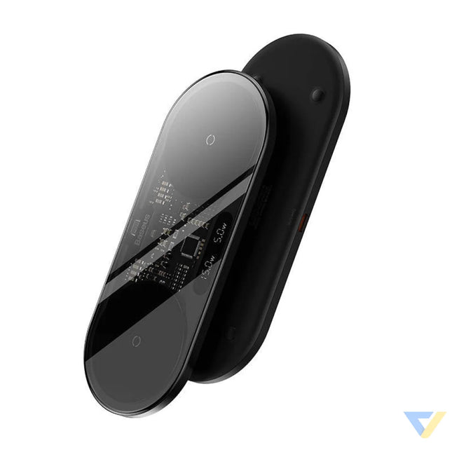 Dual Qi wireless charger Baseus Digital LED Display 20W Wireless chargers