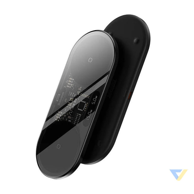 Dual Qi wireless charger Baseus Digital LED Display 20W Wireless chargers