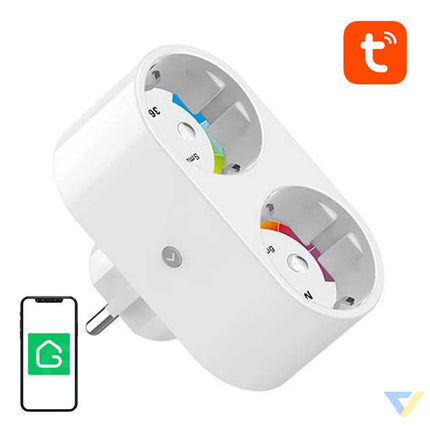 Dual smart plug WiFi Gosund SP211 3500W Tuya Power plugs