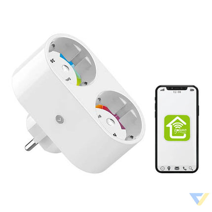 Dual smart plug WiFi Gosund SP211 3500W Tuya Power plugs