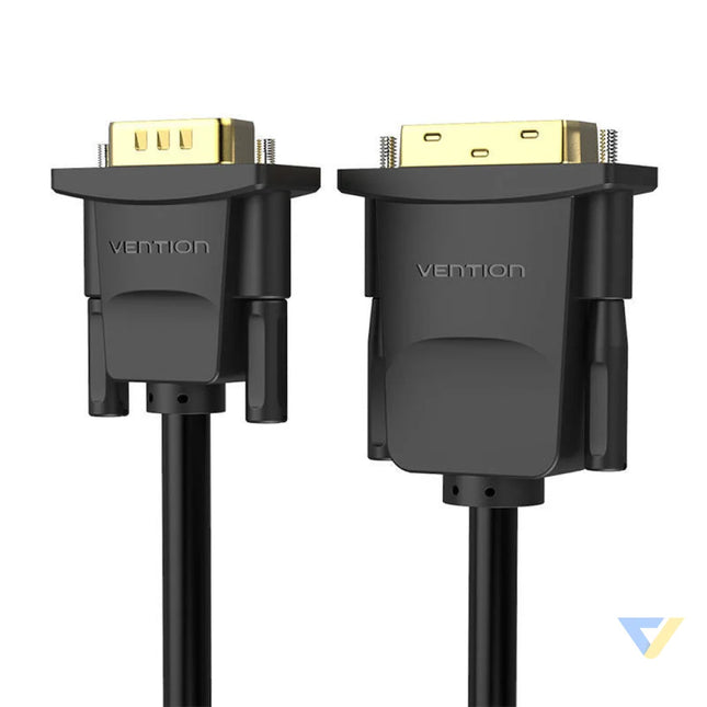DVI (24 + 1) to VGA Cable Vention EABBG 1,5m 1080P 60Hz (black) Video cables