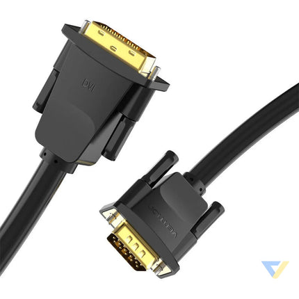DVI (24 + 1) to VGA Cable Vention EABBG 1,5m 1080P 60Hz (black) Video cables