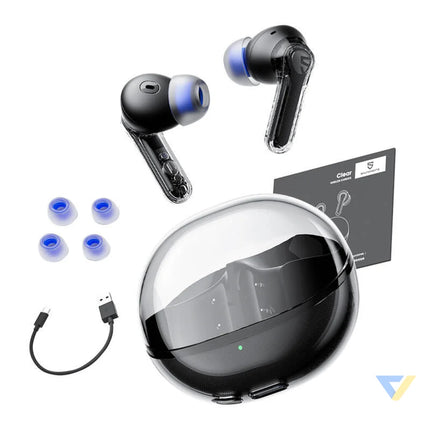 Earphones Soundpeats Clear (black) TWS