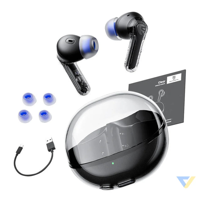 Earphones Soundpeats Clear (black) TWS
