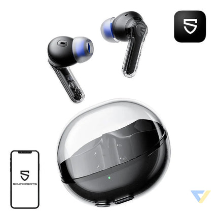 Earphones Soundpeats Clear (black) TWS