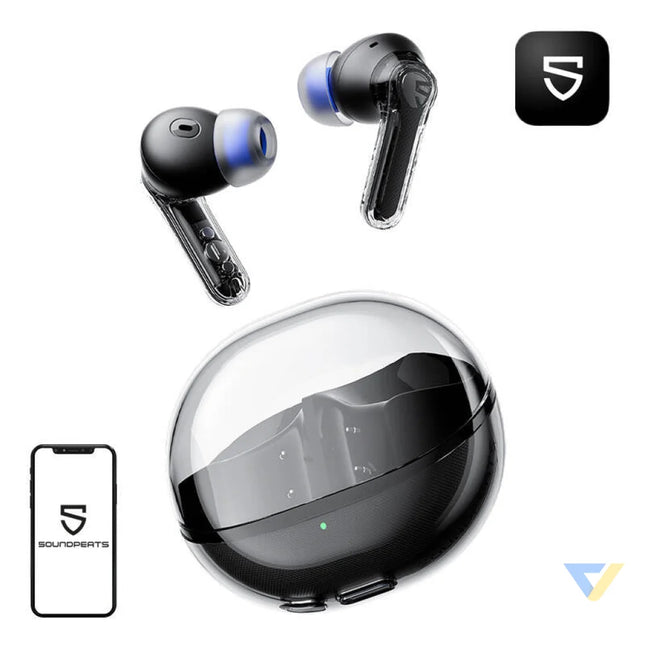 Earphones Soundpeats Clear (black) TWS