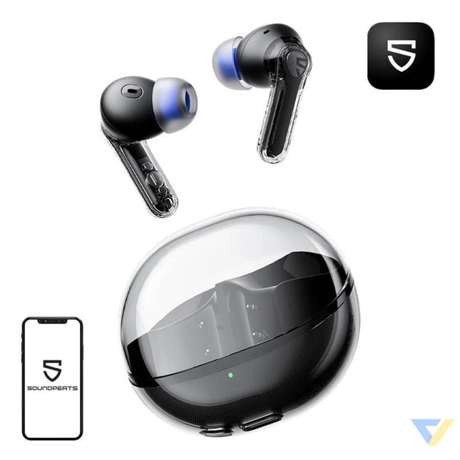 Earphones Soundpeats Clear (black) TWS