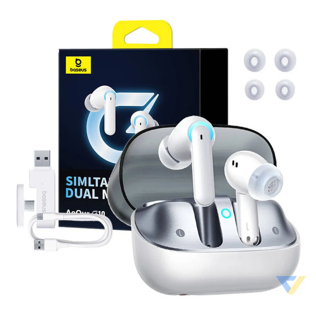 Earphones TWS Baseus AeQur G10 (white) TWS