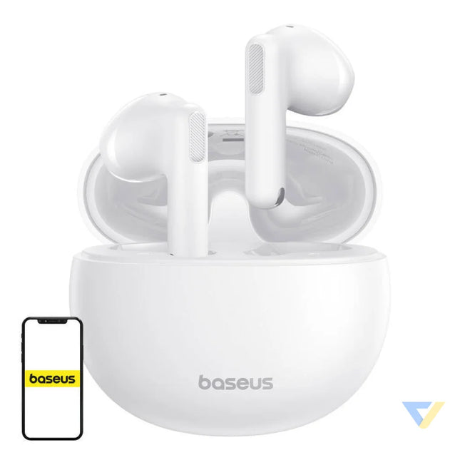 Earphones TWS Baseus Bowie E12 (white) TWS