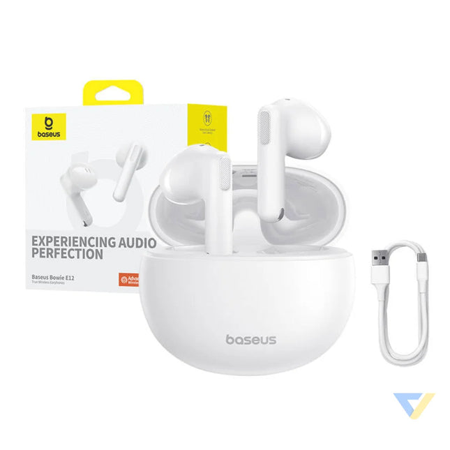 Earphones TWS Baseus Bowie E12 (white) TWS