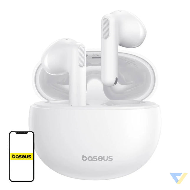 Earphones TWS Baseus Bowie E12 (white) TWS