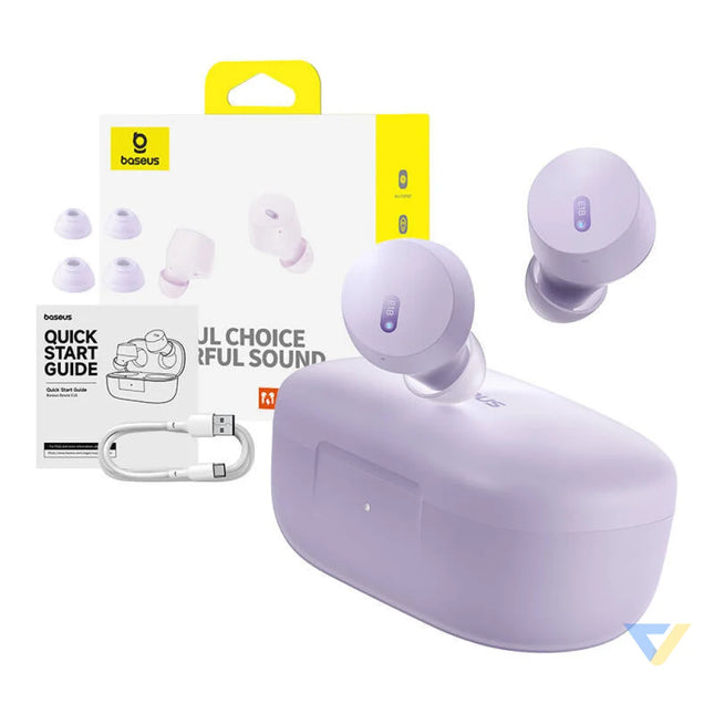 Earphones TWS Baseus Bowie E18 (purple) TWS