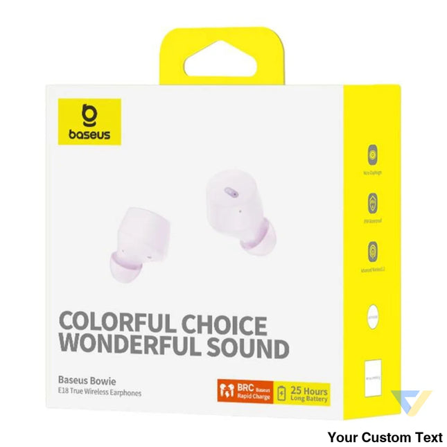 Earphones TWS Baseus Bowie E18 (purple) TWS