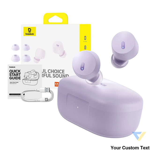 Earphones TWS Baseus Bowie E18 (purple) TWS