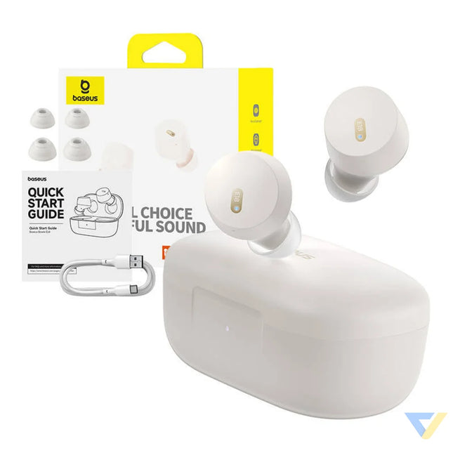 Earphones TWS Baseus Bowie E18 (white) TWS