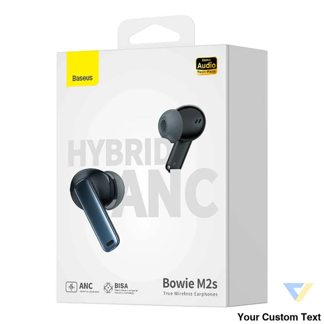 Earphones TWS Baseus Bowie M2s (black) TWS