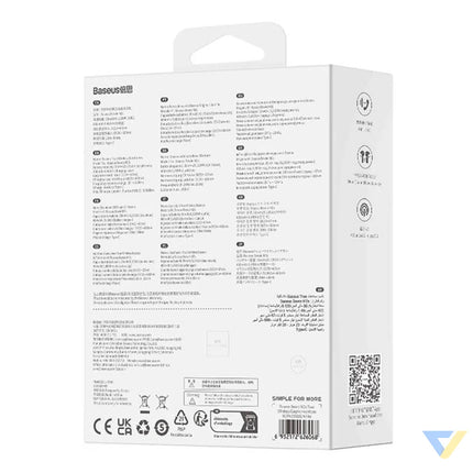 Earphones TWS Baseus Bowie M2s (white) TWS