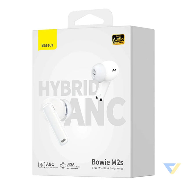 Earphones TWS Baseus Bowie M2s (white) TWS