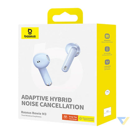 Earphones TWS Baseus Bowie M3 (blue) TWS