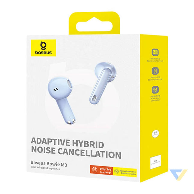 Earphones TWS Baseus Bowie M3 (blue) TWS