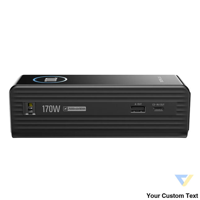 EcoFlow RAPID Powerbank 25000mAh 170W (built-in 100W cables). Powerbanks