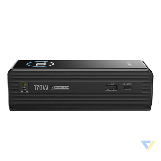 EcoFlow RAPID Powerbank 25000mAh 170W (built-in 100W cables). Powerbanks