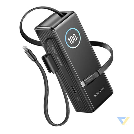 EcoFlow RAPID Powerbank 25000mAh 170W (built-in 100W cables). Powerbanks