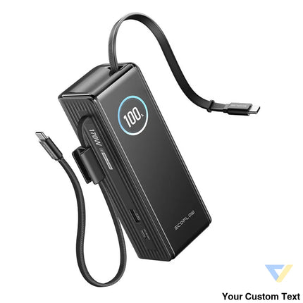 EcoFlow RAPID Powerbank 25000mAh 170W (built-in 100W cables). Powerbanks
