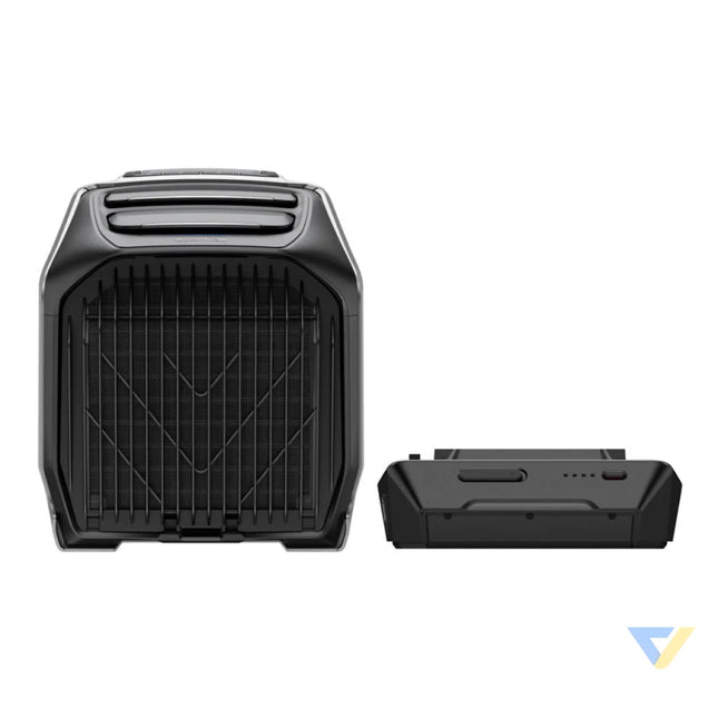 EcoFlow Wave 3 portable air conditioner with battery. Camping