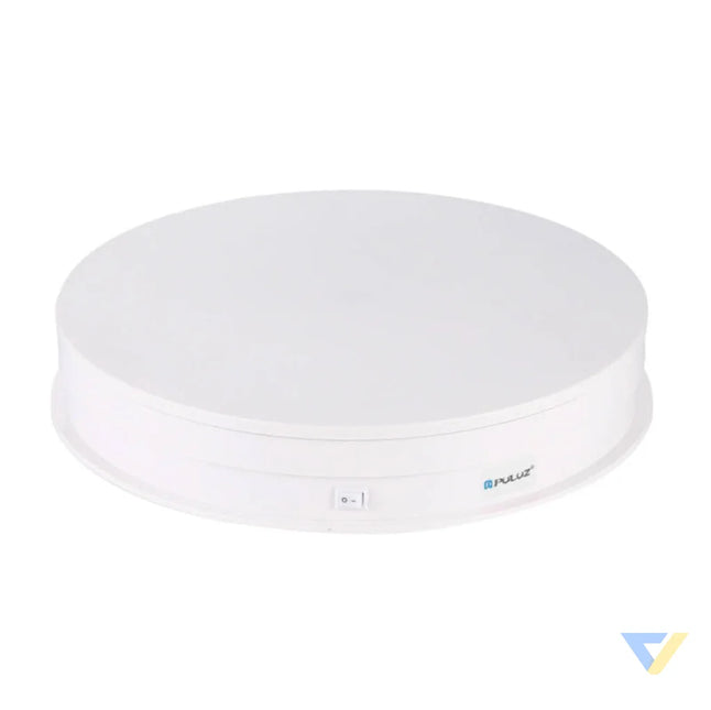 Electric Rotating Turntable Display Puluz 30cm USB (white) Stands