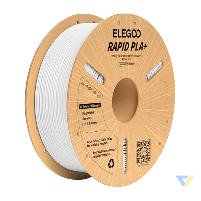 ELEGOO Rapid PLA + Filament (White) Filaments