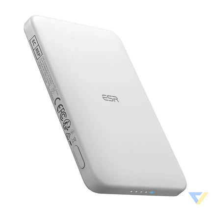 ESR Qi2 MagSlim 5000 mAh magnetic powerbank (white) Powerbanks