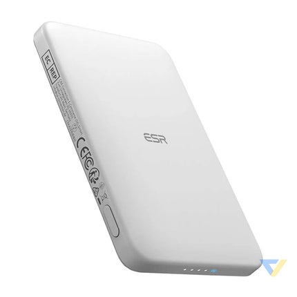 ESR Qi2 MagSlim 5000 mAh magnetic powerbank (white) Powerbanks