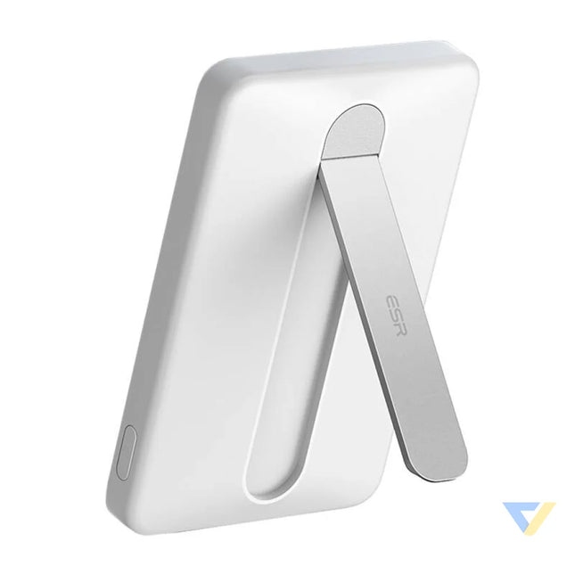 ESR Qi2 MagSlim 5000 mAh magnetic powerbank with stand (white) Powerbanks